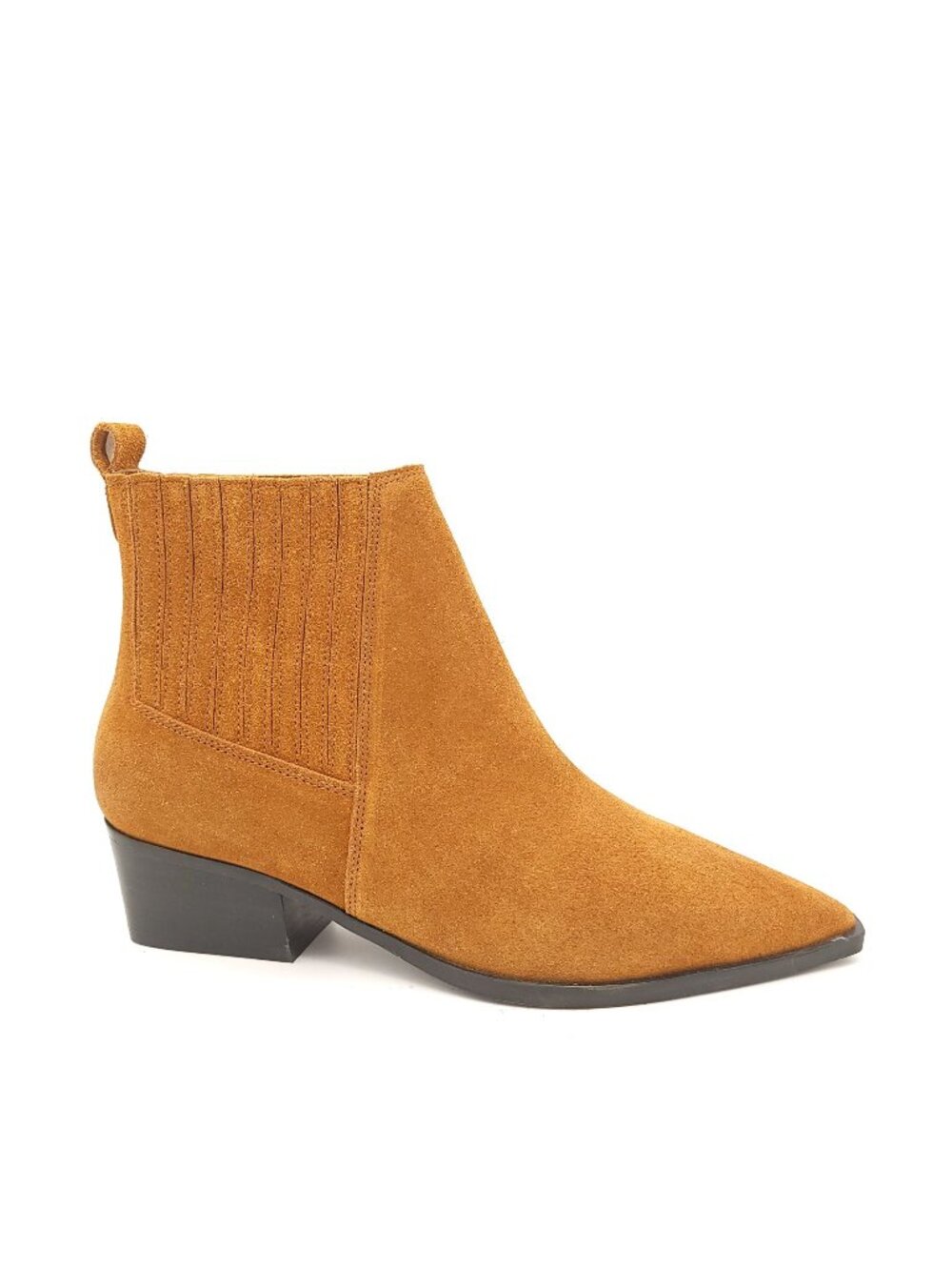 NEW Marc Fisher Yarita Boots Brown Suede Country Western Flare Chic Womens 7.5